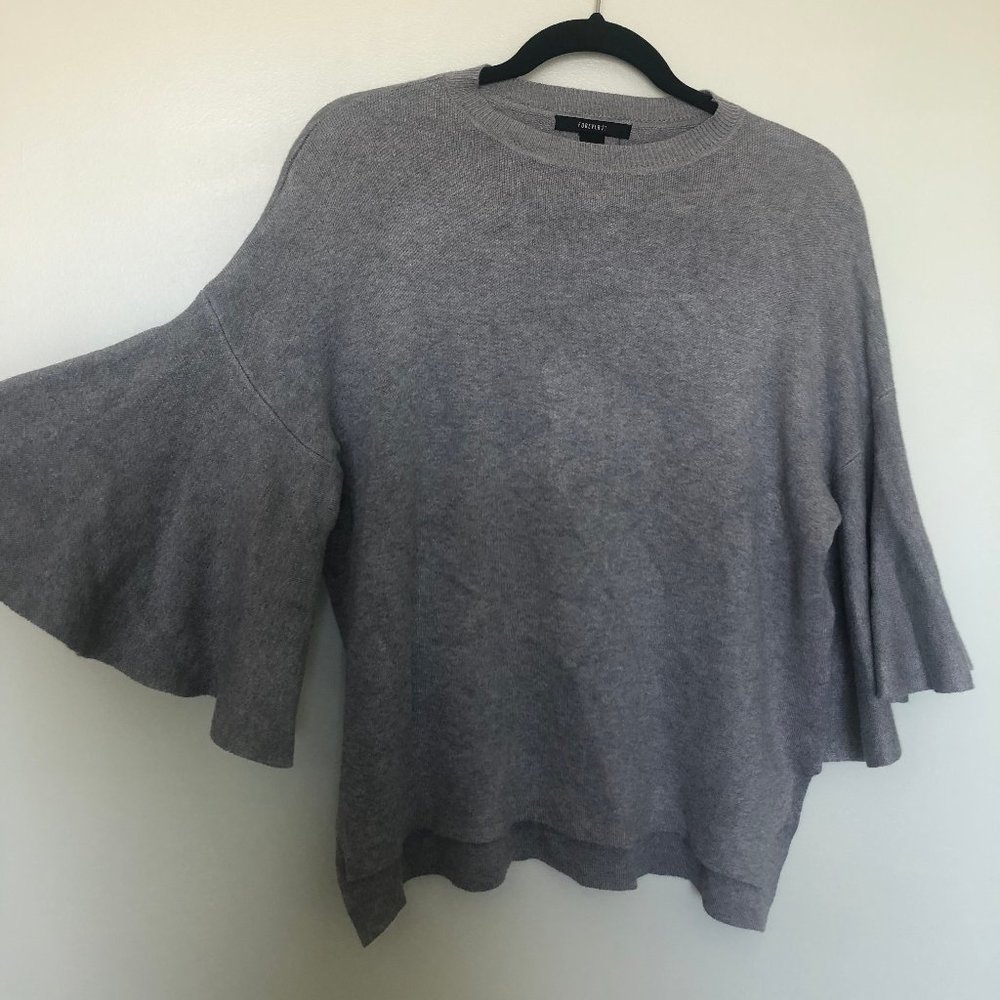 grey sweater
